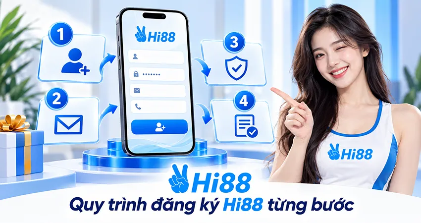 Quy trình đăng ký Hi88 từng bước